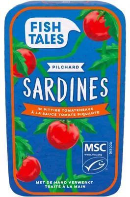 Produktbild von Fish Tales Sardines in Spicy Tomato Sauce, 120g – Snack or Cooking