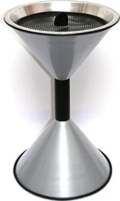 Produktbild von SZ Metall 29713 Standaschenbecher silbermetallic