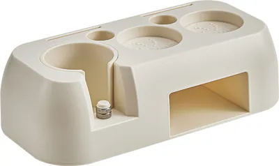 Obrázek produktu pro Multifunkční stanice na pěchování espressa, držák na portafiltry 51šC54/58 mm se 2 organizéry a odkládací základnou, omyvatelný organizér na kávové náčiní s protiskluzovými nožičkami na pracovní desku doma, v baru, v obchodě
