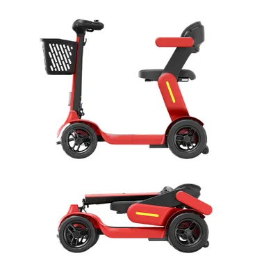 Produktbild von Elektromobil Senioren Scooter, Elektrorollstuhl klappbar, 250W Motor, 40 km Reichweite, 10 km/h, faltbar, Anti-Diebstahl, Rollstuhl elektrisch