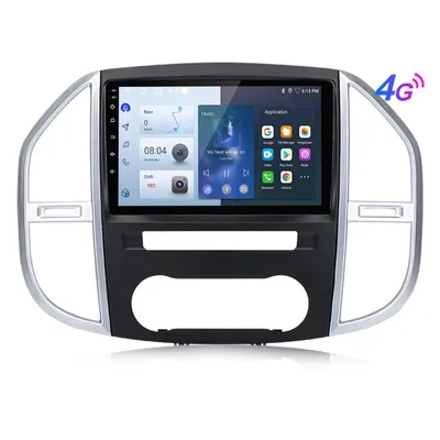 Image de Appareil de navigation intégré 4+64G 10inch Pour Mercedes Benz Vito 3 w447 2014-2020 Autoradio GPS Navi BT WIFI Android12 DAB+ 8core 4G