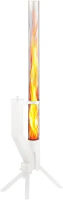 Produktbild von GARDENFLARE Feuerrohr Glasrohr Ersatzteil - Glaszylinder ohne Boden - feuerfeste Glasröhre für Deine Feuersäule (100 cm)