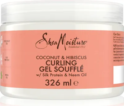Image de Après-shampooing pour cheveux bouclés Shea Moisture Coconut & Hibiscus, 326ml