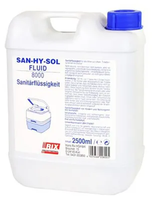 Produktbild von Sanitärflüssigkeit 2,5L Konzentrat für Campingtoilette WC-Zusatz Abwasserzusatz
