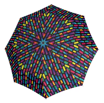 Imagen del producto de Knirps paraguas de bolsillo paraguas A.200 Medium Duomatic Create Black colorido