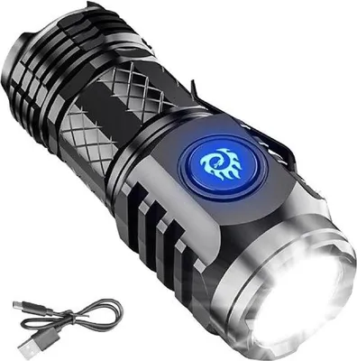 Produktbild von Sehr helle LED-Taschenlampe 5 Modi wasserdicht für Notfälle Camping Wandern