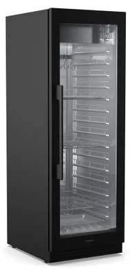 Obrázok produktu pre Klarstein skriňa na dozrievanie mäsa, 352 l, skrinka na dozrievanie mäsa s reguláciou teploty a vlhkosti, UVC osvetlenie, dotykový ovládací panel, dvierka s dvojitým sklom, LED displej, čierna
