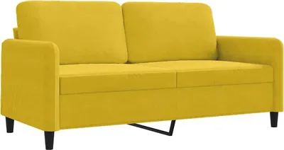 Obrázok produktu pre vidaXL 2-miestna pohovka žltá 140 cm Velvet