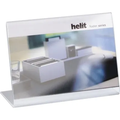 Immagine prodotto di helit H2354502 Espositore da tavolo helit "the presenter", acrilico, 150 x 100 mm