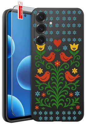 Immagine prodotto di Custodie per Samsung A27 5G – Design | Custodia in silicone opaco + vetro temperato 9H