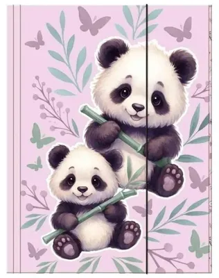 Immagine prodotto di Cartellina con elastico A4 Panda DERFORM