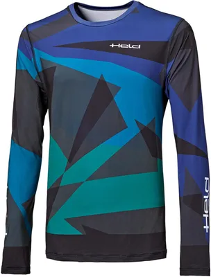 Image de Chemise fonctionnelle Held Style Skin 2, noir/bleu, XL