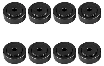 Productafbeelding van Luidsprekerpoten, 8 stuks, 20 x 8 mm, aluminium aambeeldvoeten
