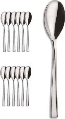 Produktbild von Picard & Wielpütz - 12 Kaffeelöffel - Serie Monterey bright steel - Edelstahl - poliert - spülmaschinenfest, Size:12 Stück