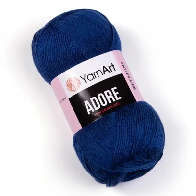 Produktbild von Yarn Art Adore 349 Royal Blue Strickgarn