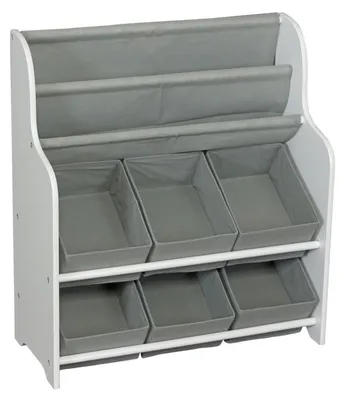 Produktbild von Kinderregal 73x65x29 cm Spielzeugregal Aufbewahrungsregal für Kinderzimmer Bücherregal Kinder Möbel