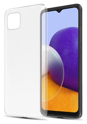 Produktbild von Cadorabo Hülle für Samsung Galaxy A22 5G Schutz Hülle in Transparent Schutzhülle TPU Silikon Cover Etui Case
