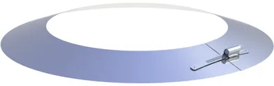 Produktbild von DW-ECO 2.0 Ø 300 mm - Wetterkragen/Wandrosette