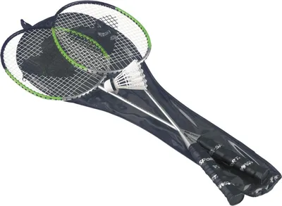 Produktbild von VIVA Badminton-Set Team 2Schläger 65cm Stahl/1Ball