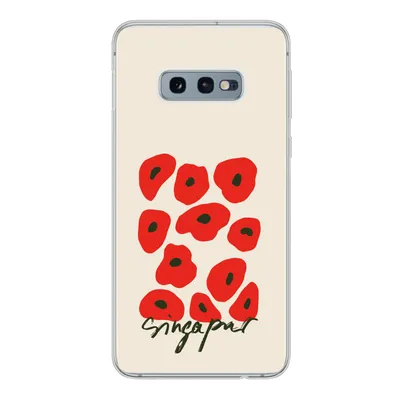 Produktbild von MuchoWow® Handyhülle Schutzhülle Hülle für Samsung Galaxy S10e Blumen - Mohn - Muster Silikon Softcase Handy Hülle - Handy