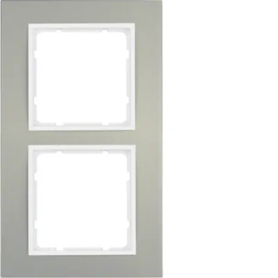 Produktbild von Berker 10123904 - Aluminium - Weiß - Aluminium - Schraubenlos - Berker - Matte - 10 Stück(e)