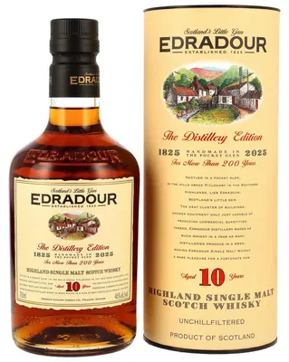 Produktbild von Edradour 10 Jahre - The Distillery Edition 2025 - 200 Jahre Edition - Highland Single Malt Scotch Whisky