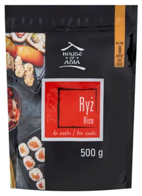 Produktbild von House Of Asia | Sushi-reis - 500g - Klebreis - Japanischer Reis - Sushi-zutaten
