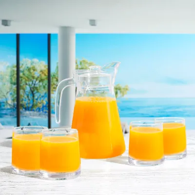 Image de Coffret Carafe 1.5l Et 4 Verres 27cl Verre