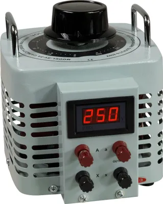 Produktbild von Ringkern-Stelltrafo McPower "V-8000 LED", 0-250 V, 8 A, 2.000 W, NICHT galvanisch getrennt