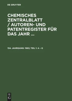Produktbild von 1963, Teil 1: A - G