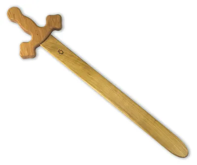 Produktbild von BestSaller 1102 Ritterschwert Edelmann Holz, 54 cm lang, natur