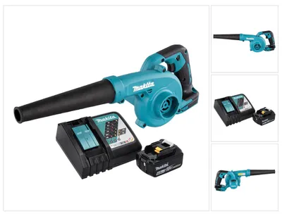 Produktbild von Makita DUB 185 RG1 Akku Laubbläser Gebläse 18 V + 1x Akku 6,0 Ah + Ladegerät