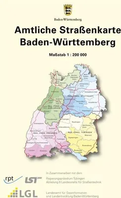 Produktbild von Amtliche Straßenkarte Baden-Württemberg