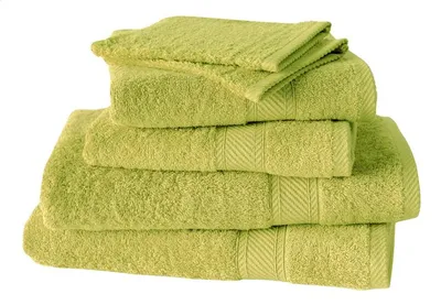 Produktbild von badtextil-Set HélèneBaumwolle-Limette 6-teilig