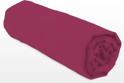 Zdjęcie produktu dla Prześcieradło z Gumką 90x190+30 cm, LOVELY HOME LH71613, Fuchsia, 100% Bawełna