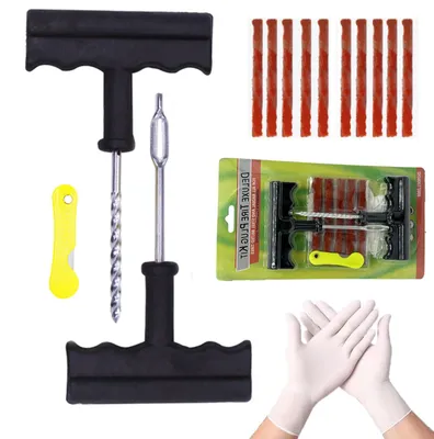 Immagine prodotto di Kit di riparazione pneumatici, kit di riparazione per emergenze, riparazione rapida per pneumatici tubeless