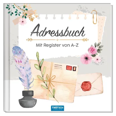 Produktbild von Trötsch Adressbuch Brief und Feder