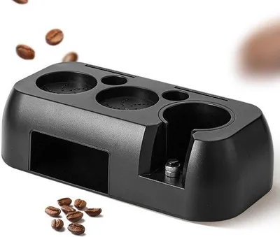 Obrázek produktu pro Tampovací stanice 51 mm/54 mm/58 mm – ABS – Baristické vybavení – černá