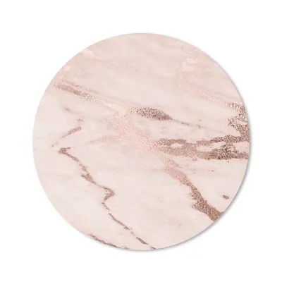 Produktbild von MuchoWow® Mauspad Mousepad Marmor - Rosa - Rose - Gold 40x40 cm - Mousepads - Maus Mat - Pad - Mausunterlage - Schreibtisch Accessoires