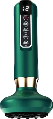 Produktbild von Elektrisches Kratzinstrument, Schröpfgerät, 12 Stufen beheizter Unterdruck, Gesundheitsmassage und Ausbaggern von Meridianen, Grün
