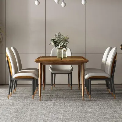 Produktbild von Klassischer Esstisch Möbel Tisch Esszimmer Holz Holztisch Tische 200*100 cm Neu