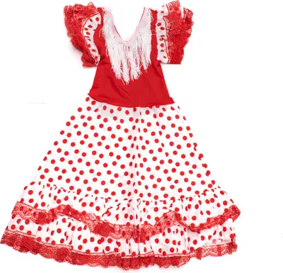 Produktbild von Flamenco Vsrblanclro10 Kleid Rot,Weiß 10 Years Mädchen Rot,Weiß 10 Years
