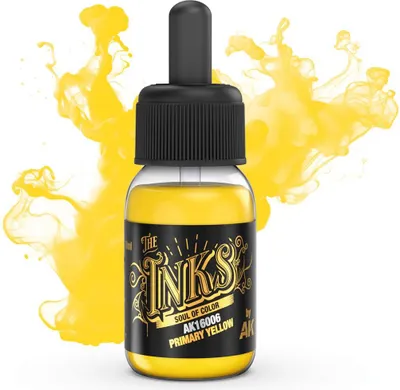 Produktbild von AK Interactive The INKS Primary Yellow