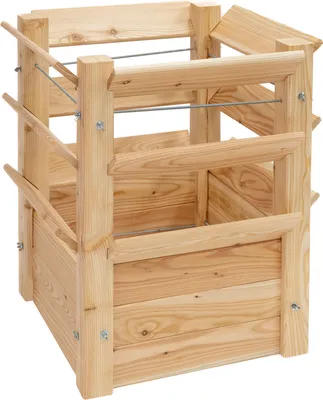Obrázok produktu pre Vyvýšená posteľ zo smrekovcového dreva Westmann Premium L prírodná 66x66x73 cm
