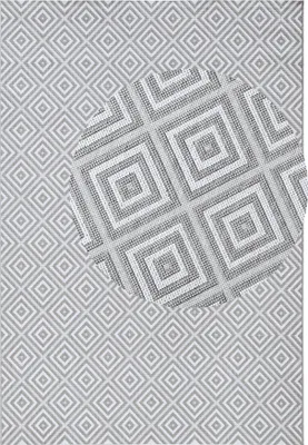 Produktbild von Hanse Home Meadow In- & Outdoorteppich Karo Grau