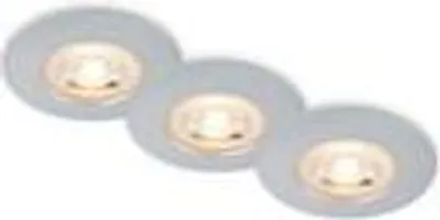 Produktbild von LED Einbauleuchten, chrom-matt, IP65, 3xLED/5W