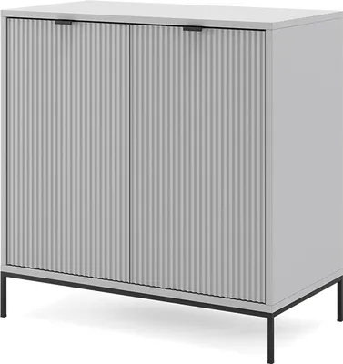 Zdjęcie produktu dla Kredens Vicco Eliza Szary 42 x 81.2 cm z 2 drzwiami, Model 40427