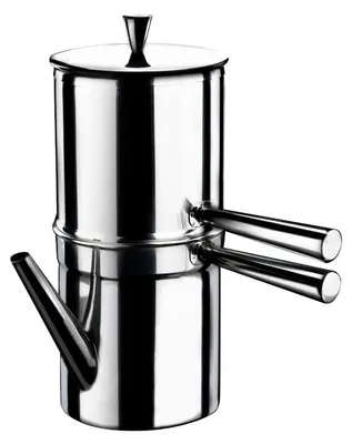 Napolitan Kaffeebereiter, Edelstahl 18/10, 9 Tassen, Induktion