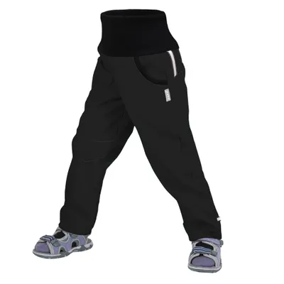 Produktbild von UNUO, Softshellhosen ohne Straßenisolierung, Schwarz (Softshell Kids Hosen) - 146/152