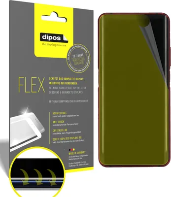 Produktbild von 3x Schutzfolie für ZTE nubia Z20 Folie, 100% Displayabdeckung, dipos Flex